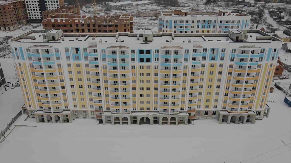 Відеозйомка з коптера житлового кварталу «Сонячна оселя»